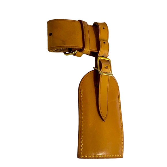 Louis Vuitton Vachetta Leather Luggage Tag Small Pristine condition - Picture 4 of 4